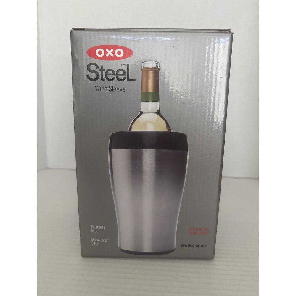 OXO Stainless Steel Wine Bottle Chiller Cooler Hot night Cool your wine